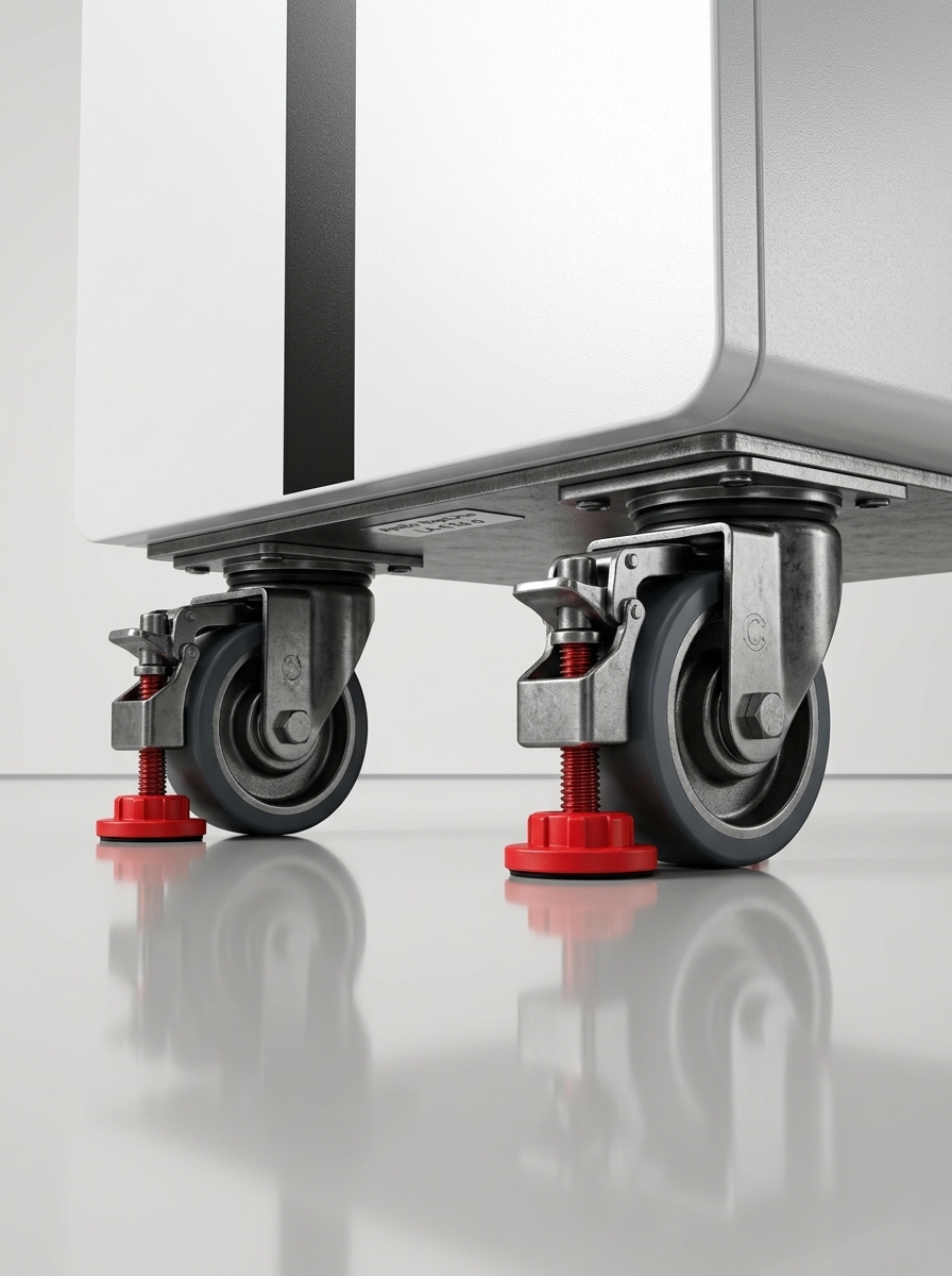 Neptune 16kWh Base Casters View