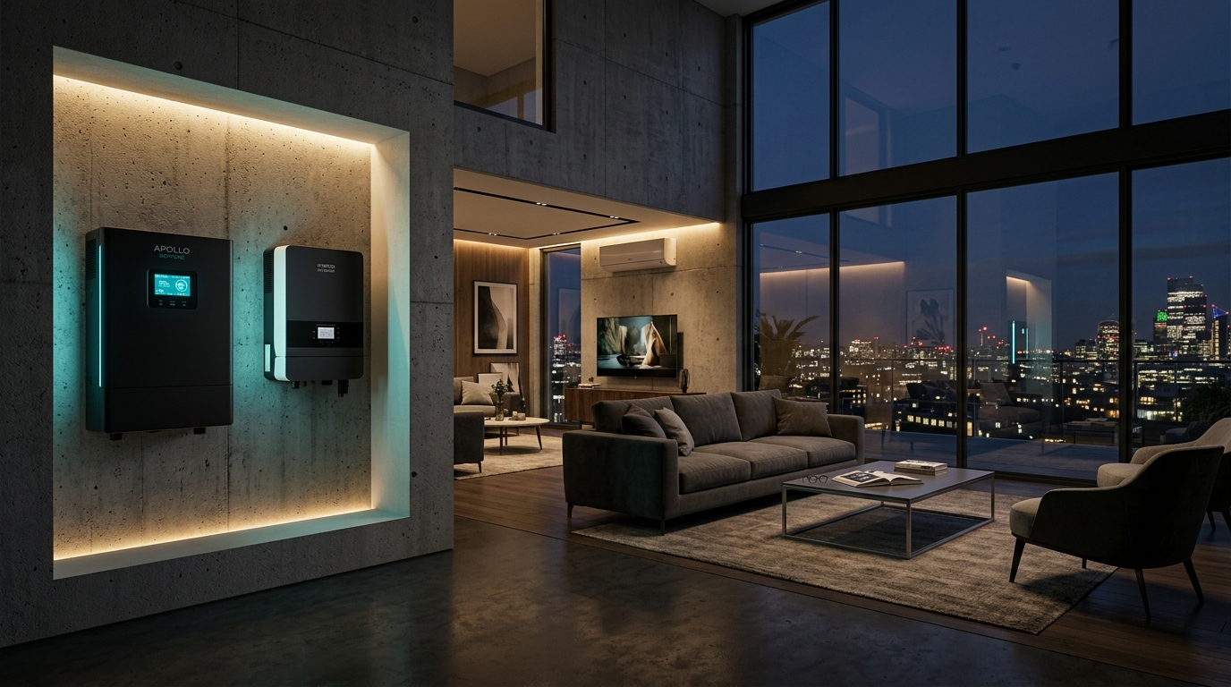 Neptune 16kWh Running Full Luxury Villa at Night